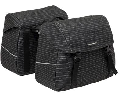 Newlooxs Joli Dubbele Fietstas MIK Adapter Waterafstotend Nomi Black