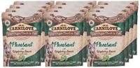 12x300 gr Carnilove dog pouch fazant/frambozenblad hondenvoer
