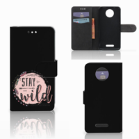 Motorola Moto C Plus Leuk Hoesje Boho Stay Wild