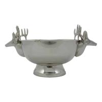 Verzilverde Schaal Hert (26 x 14 cm)