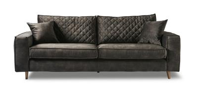 Rivièra Maison 3,5-zits Bank 'Kendall' Velvet, kleur Grimaldi Grey