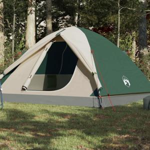 Tent 6-persoons 348x340x190 cm 190T taft groen