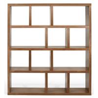 TemaHome Boekenkast Berlin 4 Levels - B150 X D34 X H159 Cm - Walnoot
