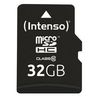 Intenso High Performance microSDHC-kaart 32 GB Class 10 Incl. SD-adapter - thumbnail