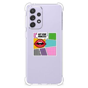 Samsung Galaxy A33 Anti Shock Bumper Case Popart Princess