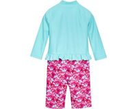 Playshoes zwempak lange mouw Flamingo Mint Roze Maat - thumbnail