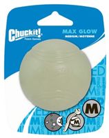 CHUCKIT MAX GLOW BAL GLOW IN THE DARK MEDIUM 6X6X6 CM - thumbnail