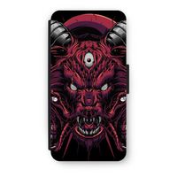 Hell Hound and Serpents: iPhone 7 Flip Hoesje - thumbnail