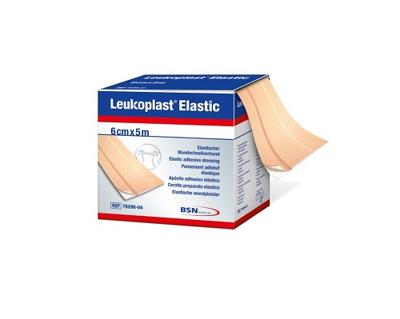 Leukoplast elastische wondpleister 6 cm x 5 meter