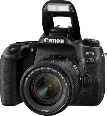 Canon EOS 77D + 18-55mm F4.0-5.6 IS STM SLR camerakit 24,2 MP CMOS 6000 x 4000 Pixels Zwart Canon EOS 77D + 18-55mm F4.0-5.6 IS STM SLR camerakit 24,2 MP CMOS 6000 x 4000 Pixels Zwart