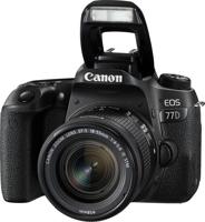 Canon EOS 77D + 18-55mm F4.0-5.6 IS STM SLR camerakit 24,2 MP CMOS 6000 x 4000 Pixels Zwart