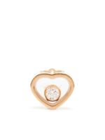 Chopard puce d'oreille My Happy Heart en or rose 18ct sertie de diamants