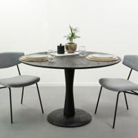 Brix Ronde Eettafel Vivian 120cm - Zwart - thumbnail