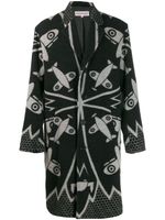 Walter Van Beirendonck Pre-Owned manteau mi-long Weird - Noir