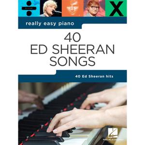 Hal Leonard Really Easy Piano 40 Ed Sheeran Songs songboek voor piano