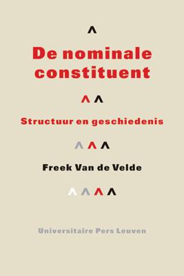 De nominale constituent - Freek van de Velde - eBook (9789461660121)