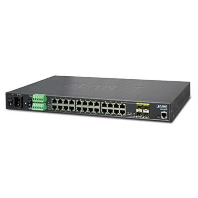Planet IGSW-24040T Beheerde netwerkswitch L2+ Gigabit Ethernet (10/100/1000) 1U Zwart netwerk-switch