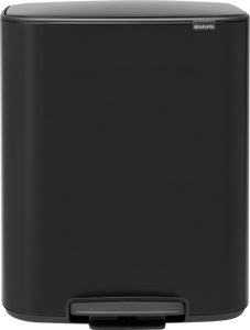 Brabantia Bo Pedal Bin 60 Liter Matt Black