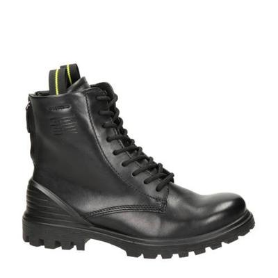 Ecco Tredtray leren veterboots zwart Ecco Tredtray leren veterboots zwart