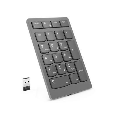 Lenovo Go Wireless numeriek toetsenbord Universeel Bluetooth/USB/RF Wireless Grijs