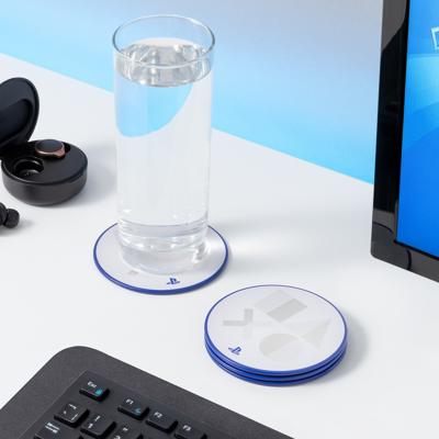 PlayStation PS5 Metalen Onderzetters (set Van 4) PlayStation PS5 Metalen Onderzetters (set Van 4)