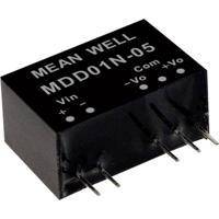 Mean Well MDD01M-05 DC/DC-convertermodule 100 mA 1 W Aantal uitgangen: 2 x Inhoud 1 stuk(s)