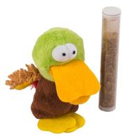 Kerbl Pet kattenspeelgoed, eend, met kattennip in de tube, 9 cm