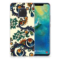 Siliconen Hoesje Huawei Mate 20 Pro Barok Flower