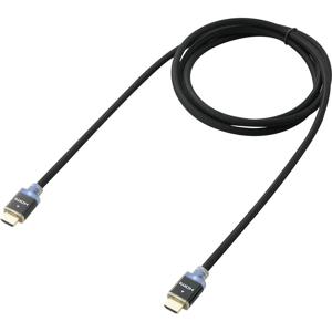 SpeaKa Professional SP-7870028 HDMI-kabel HDMI Aansluitkabel HDMI-A-stekker, HDMI-A-stekker 3.00 m Zwart 4K UHD, Audio Return Channel (ARC), Gesleeved, Met LED