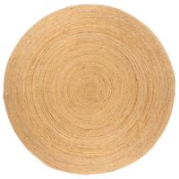 Tapijt rond 210 cm gevlochten jute - thumbnail