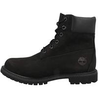 Timberland Premium waterdichte veterlaarzen voor dames, 15 cm, Zwart zwart zwart nubuck, 37 EU