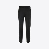 Broek Stof Zwart Flanel