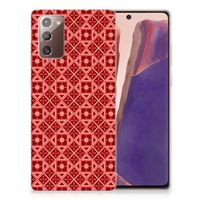 Samsung Note 20 TPU bumper Batik Rood - thumbnail