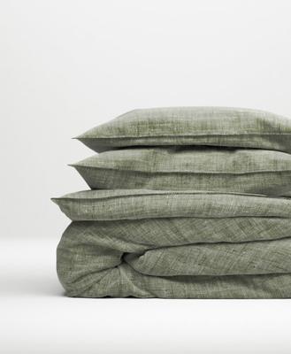 Zo! Home Zo Home! dekbedovertrek Lino green