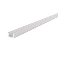 Reprofiel LED profiel AU-01-05 plat U-profiel voor 5-5,7 mm LED-strips, 2000 mm, mat wit 970085