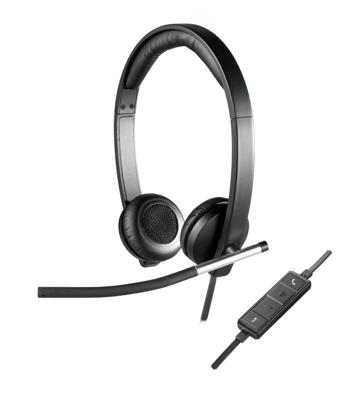 Logitech H650e Headset Bedraad Hoofdband Kantoor/callcenter USB Type-A Zwart, Zilver Logitech H650e Headset Bedraad Hoofdband Kantoor/callcenter USB Type-A Zwart, Zilver