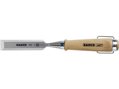 Steekbeitel, houten handgreep, vernikkelde stalen ring, 28 x 140 mm Bahco 425-28 Steekbeitel, houten handgreep, vernikkelde stalen ring, 28 x 140 mm Bahco 425-28