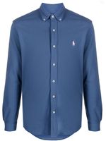 Polo Ralph Lauren chemise à logo brodé - Bleu - thumbnail