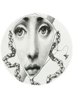 Fornasetti assiette imprimée - Noir