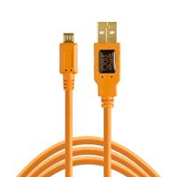 Tether Tools TetherPro USB 2.0 A male naar Micro B 5-pin oranje