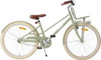 AMIGO Urban Kinderfiets voor jongens, 24 inch, met terugtraprem en V-rem, 8-12 jaar, groen