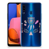 Samsung Galaxy A20s Telefoonhoesje met Naam Boho Dreamcatcher