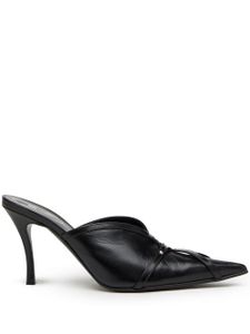 Diesel mules en cuir - Noir