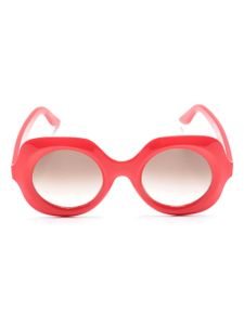 Lapima lunettes de soleil Paula à monture oversize - Rouge