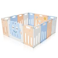 Grondbox, kruipbox, speelbox, playpen, baby, peuter en kind afscherming - Luna