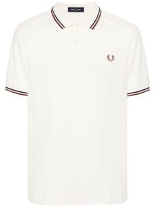 Fred Perry polo en coton à logo brodé - Tons neutres