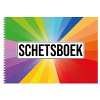 A4 schetsboek/ tekenboek/ kleurboek/ schetsblok - wit papier - thumbnail