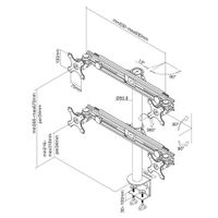 NeoMounts Monitor Bureausteun FPMA-D700D4 - thumbnail