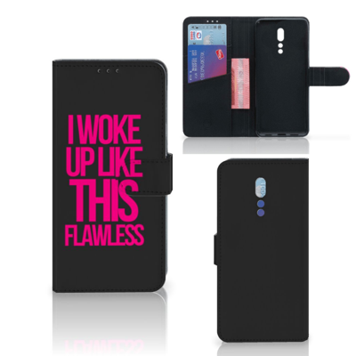 OPPO Reno Z Hoesje met naam Woke Up - Origineel Cadeau Zelf Maken OPPO Reno Z Hoesje met naam Woke Up - Origineel Cadeau Zelf Maken