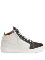 Giuseppe Zanotti baskets Frankie à design colour block - Blanc - thumbnail